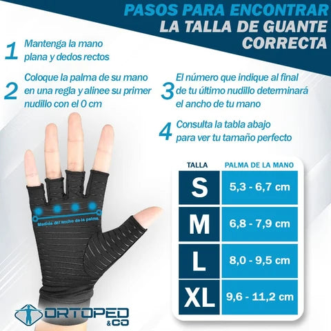 Guantes de Compresión de Cobre