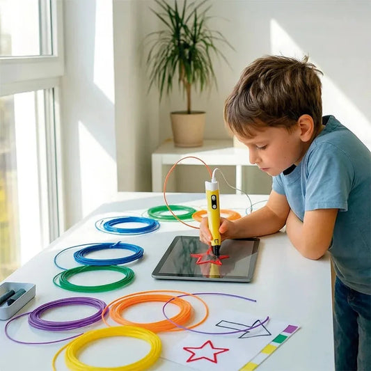 Lápiz 3D para Niños y Adultos + 100m de Filamento de Regalo